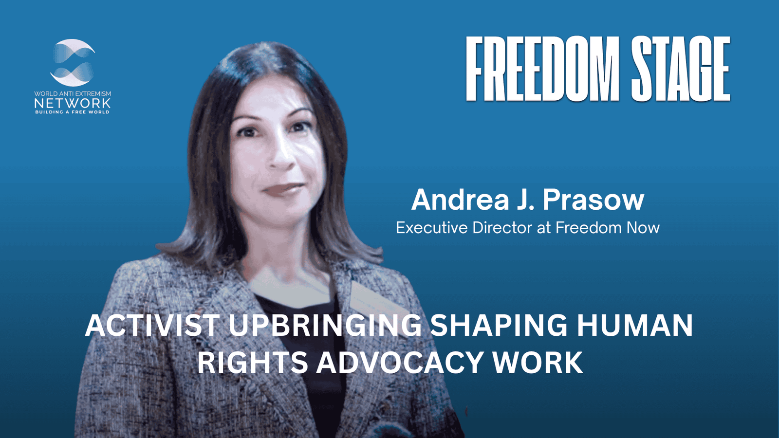 FREEDOM STAGE – TDF 2025 | Andrea J. Prasow, Executive Director at ...